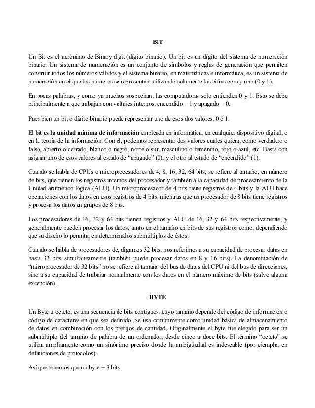 Unidades informaticas