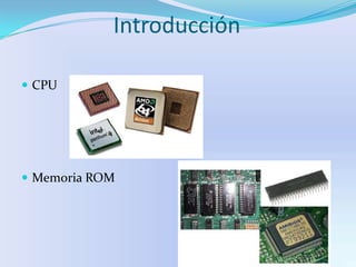 IntroducciónMemoria RAMMemoria SecundariaIntroducciónSoftware