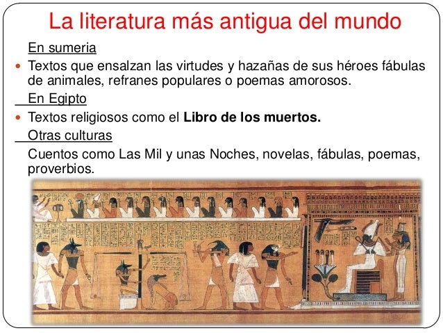 Literatura en la antigüedad