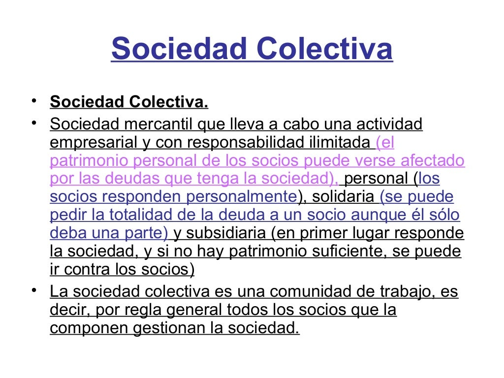 compañia en nombre colectivo