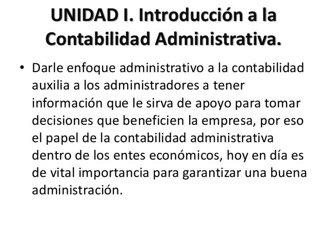 Unidad 1. introducción a la contabilidad administrativa 2