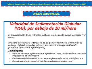 Vsg Lab Unidad i interpretacion de examenes complementarios - biometria ...
