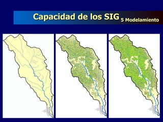 Capacidad de los SIG  5 Modelamiento   