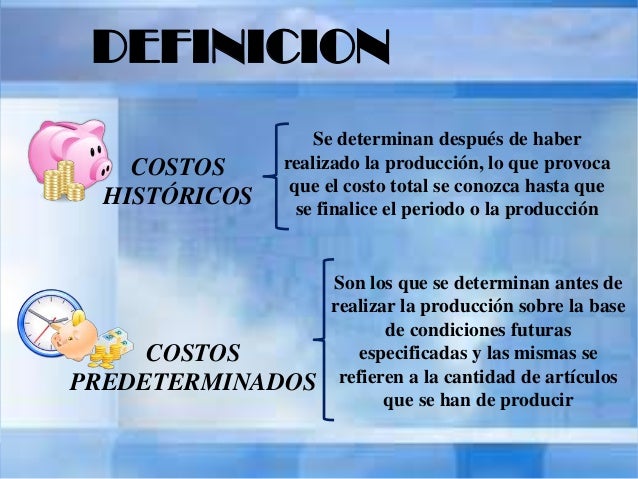 Unidad I Costos Estimados y Costos Estñandar