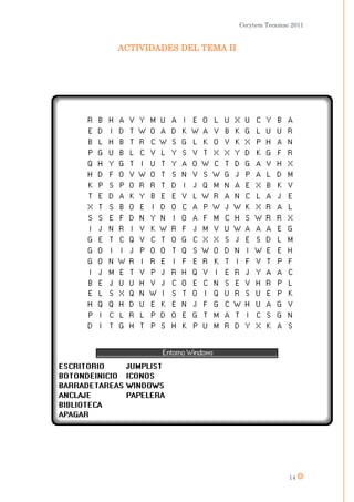 Cecytem Tecamac 2011


ACTIVIDADES DEL TEMA II




                                         14
 