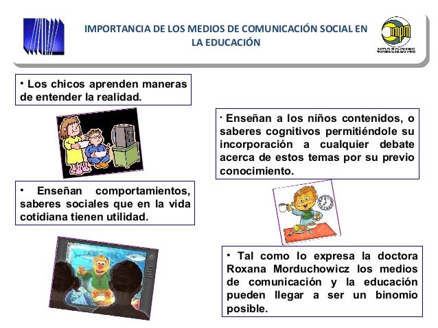Los medios de comunicación en la educación