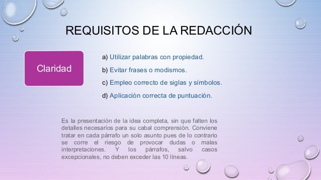 Orden logico en la redaccion