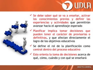 Unidad II - El Proceso de Enseñanza – Aprendizaje y la Didáctica | PPT