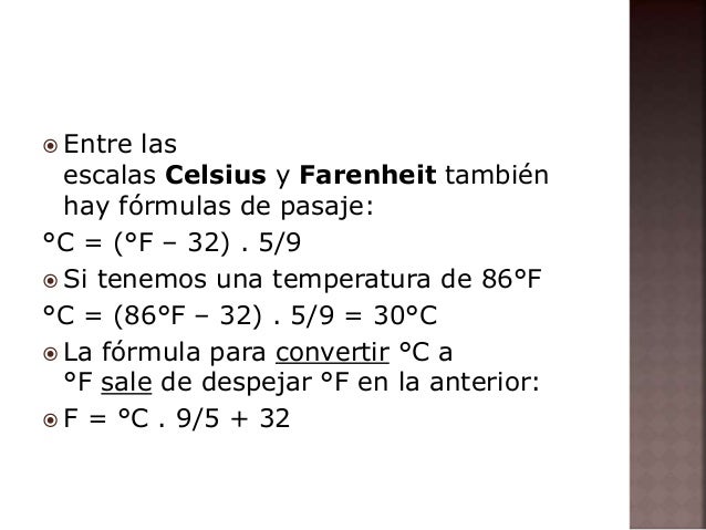 400 Grados Farenheit A Grados Centigrados