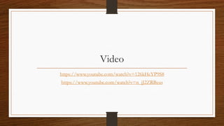 Video
https://www.youtube.com/watch?v=126kHcYP9S8
https://www.youtube.com/watch?v=n_jJ2ZRBeus
 