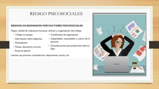 RIESGO PSICOSOCIALES
 