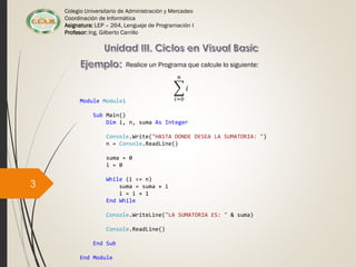 uso de ciclos en visual basic console app | PDF