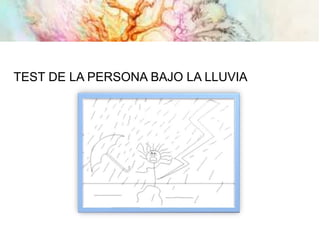 TEST DE LA PERSONA BAJO LA LLUVIA
 