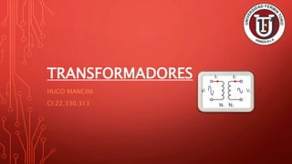 TRANSFORMADORES
HUGO MANCINI
CI:22.330.313
 