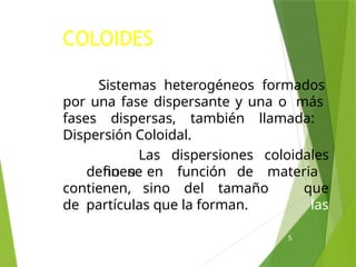 Unidad III coloides y suspensiones. Biofísica | PPTX