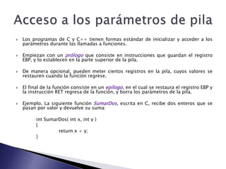 Unidad III procedimientos | PPTX