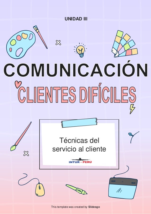 This template was created by Slidesgo
Técnicas del
servicio al cliente
UNIDAD III
 