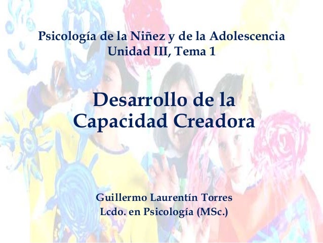 Desarrollo De La Capacidad Creadora Pdf
