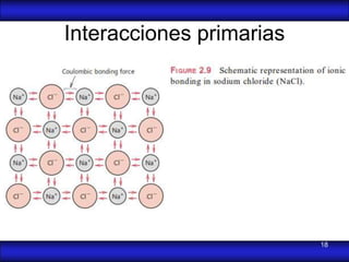 Interacciones primarias




                          18
 