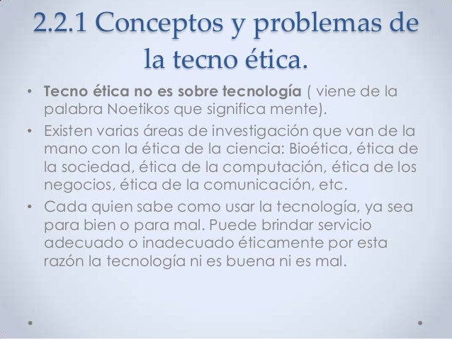 Etica Unidad II