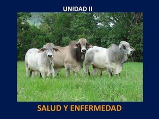UNIDAD II




SALUD Y ENFERMEDAD
 