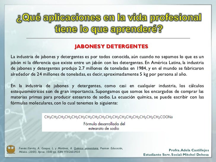 Quimica General II Estequiometría en reacciones completas