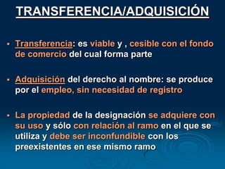 DESIGNA Y DISTINGUE AL EMPRESARIO INDIVIDUAL O SOCIAL DE SUS COMPE-TIDORES