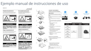 Ejemplo manual de instrucciones de uso
 