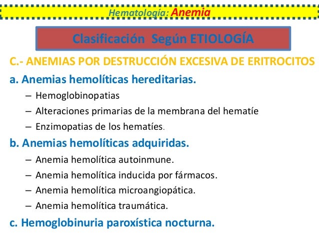 Unidad iv hematología - anemia - fernanda pineda gea - medicina inte…