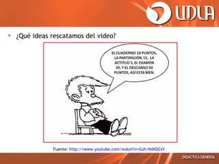 • ¿Qué ideas rescatamos del video?

Fuente: http://www.youtube.com/watch?v=Gzh-N4XOCsY

 