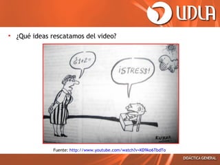 • ¿Qué ideas rescatamos del video?

Fuente: http://www.youtube.com/watch?v=KD9ko6TbdTo

 