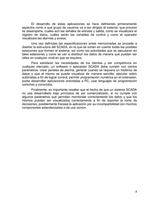 SCADAS COMERCIALES | PDF