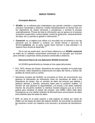 SCADAS COMERCIALES | PDF