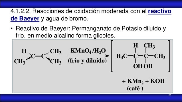 Unidad IV QOI Reacciones de oxidación