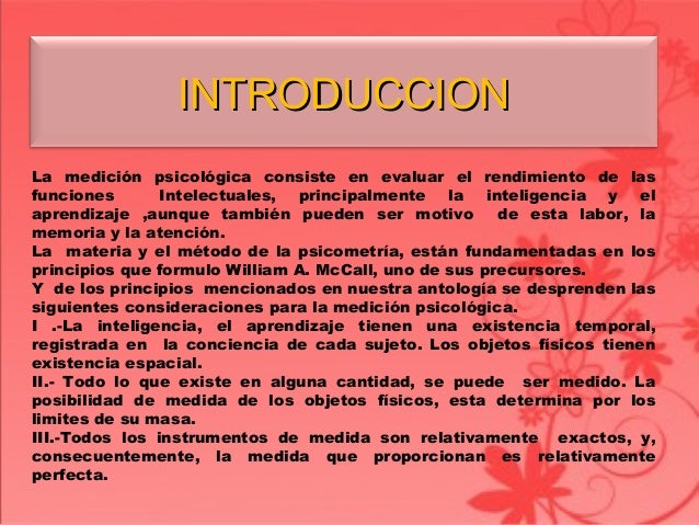 MEDICION EN PSICOLOGIA DE LA PERSONALIDAD.