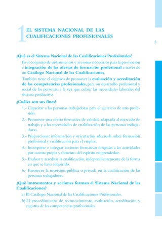 Cualificaciones Profesionales Cualificaciones Profesionales