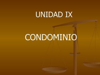 CONDOMINIO UNIDAD IX 