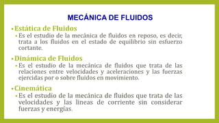 Estatica DE los fluidos | PPTX