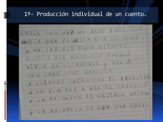 1º- Producción individual de un cuento.

 