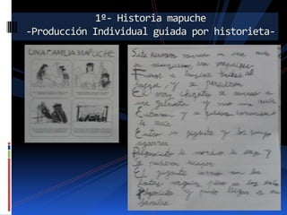 1º- Historia mapuche
-Producción Individual guiada por historieta-

 