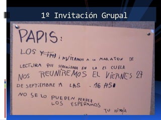 1º Invitación Grupal

 