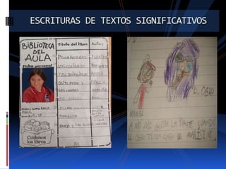 ESCRITURAS DE TEXTOS SIGNIFICATIVOS

 