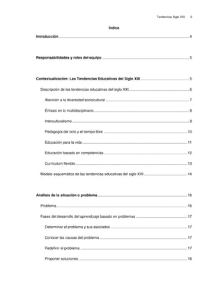 TENDENCIAS EDUCATIVAS SIGLO XXI