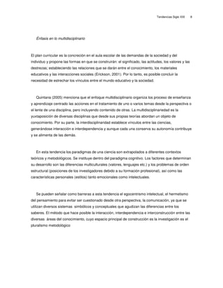 TENDENCIAS EDUCATIVAS SIGLO XXI