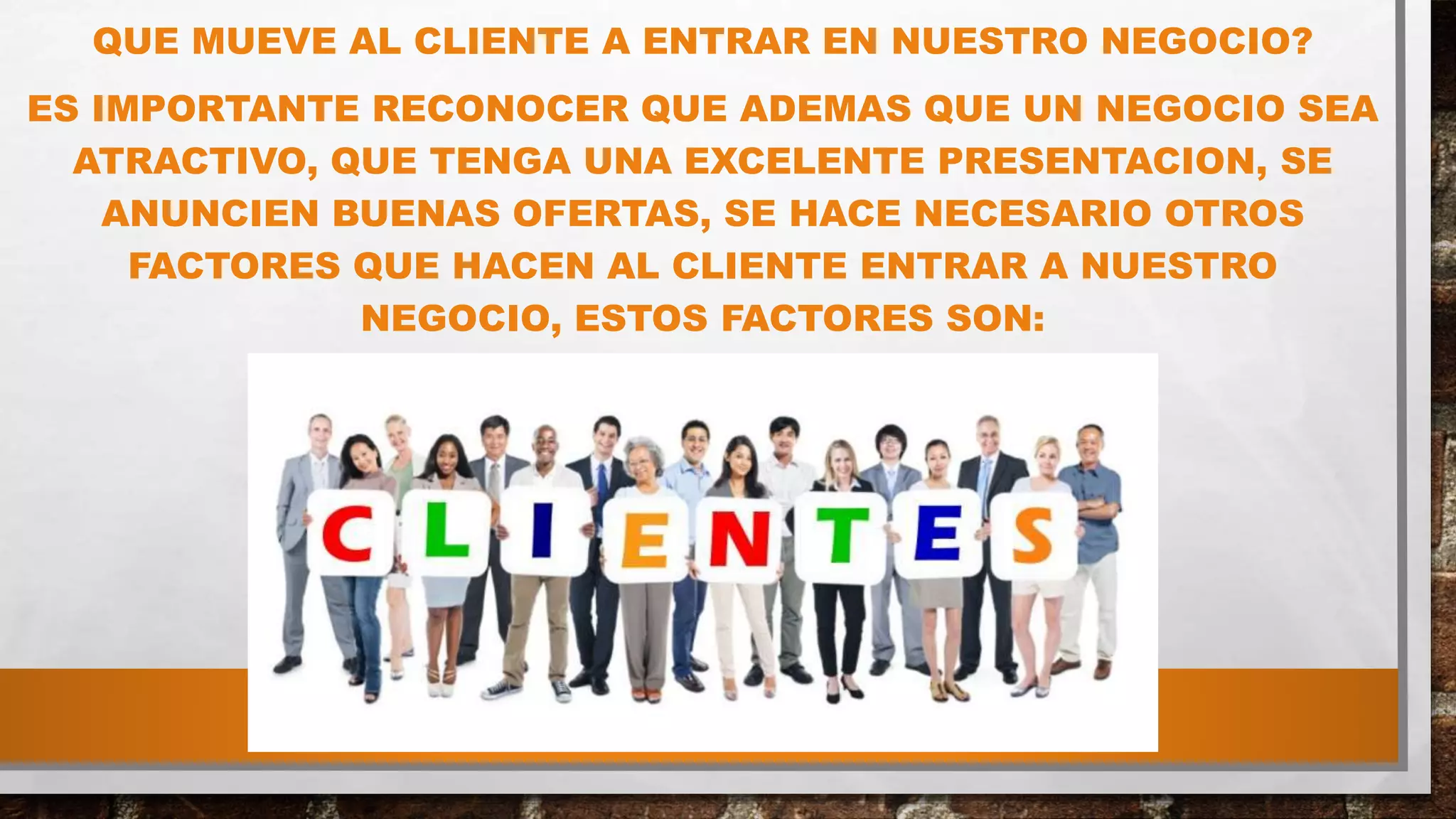 UNIDAD VI COMPRENSION DE LAS NECESIDADES DE LOS CLIENTES Y SU ...