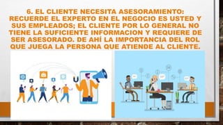 UNIDAD VI COMPRENSION DE LAS NECESIDADES DE LOS CLIENTES Y SU ...