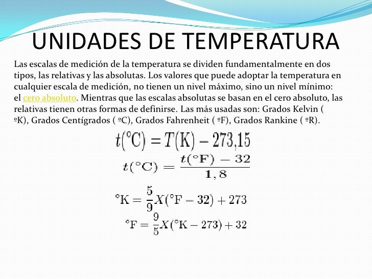 Instrumentos Medición de Temperatura
