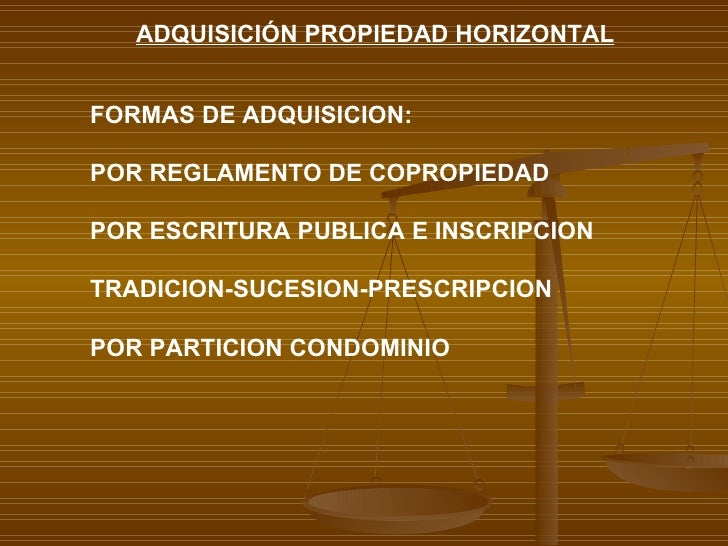 Unidad x derecho real de propiedad horizontal