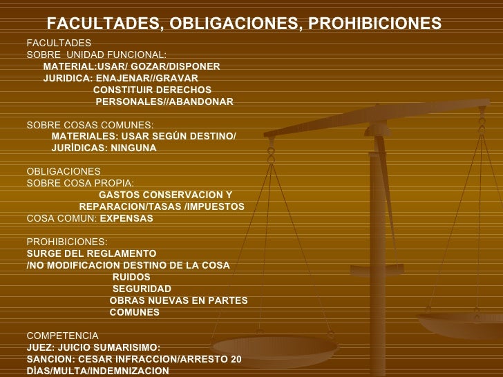 Unidad x derecho real de propiedad horizontal