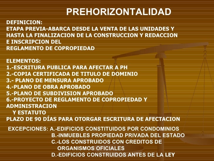 Unidad x derecho real de propiedad horizontal